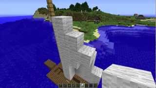 Simis Mini Creations in Minecraft Segelboot Tutorial [upl. by Seligman826]