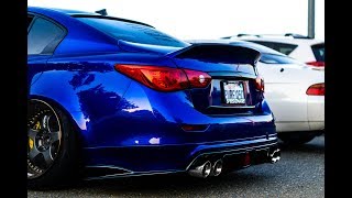 Motordyne Exhaust with Resonated Test Pipes Infiniti Q50 [upl. by Gilud]