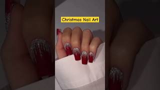 Christmas Nail Art nailart nails manicure shorts [upl. by Ecirtahs]