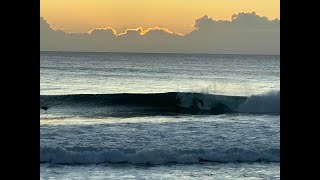 Surfing live Burleigh heads 630 am 1st Aug 24 [upl. by Anomas]