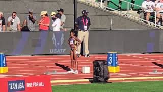 ShaCarri Richardson SemiFinal Olympic Trials 2024 [upl. by Ecirtac]