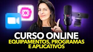 Como Gravar Aulas Para o Curso Online  Equipamentos Programas e Aplicativos [upl. by Jeralee]