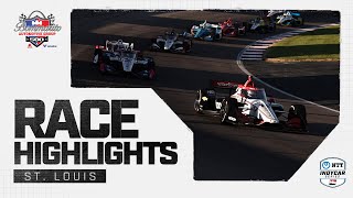 Race Highlights  2024 Bommarito Automotive Group 500 from St Louis  INDYCAR SERIES [upl. by Zeuqcaj]