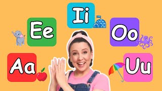 Vowels  a e i o u  Alphabet Flashcard  Reading Lesson  English for Kids [upl. by Daukas151]