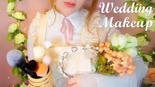 ASMR Wedding Makeup Korean 💐🌈 [upl. by Edwine]