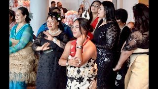 Cinara Paris Mokofisi Tonga  Tauolunga 3  Tevita amp Ivana Maka Wedding Celebration [upl. by Ahsya]