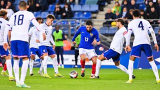 Rayan Cherki vs United States U23  All Touches  250324 [upl. by Atinrev638]