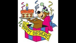 Happy Birthday Yogi Happy Birthday TheCartoonMan12 [upl. by Amend]