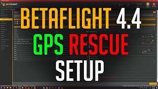 How to set up NEW Betaflight 44 GPS Return to Home Settings [upl. by Hearsh]