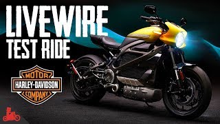 HarleyDavidson LIVEWIRE Test Ride [upl. by Booma]