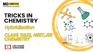 Tricks in Chemistry  Hybridization  Class 11 12 NEET amp JEE  Mukesh Pareek [upl. by Elleved399]