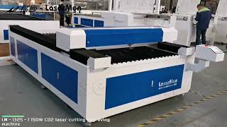 【LaserMen】LM13251 150W CO2 laser cutting engraving machine [upl. by Sileas]