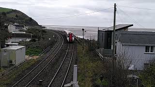 Transport for Wales 197 125 at Ferryside 17112024 [upl. by Thilda]