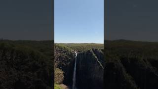 Wallaman Falls fpv waterfall trendingshorts viralshorts fypシ゚viral fyp music [upl. by Maher929]