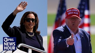 Harris and Trump prepare for highstakes debate as new polls show race close as ever [upl. by Patman236]