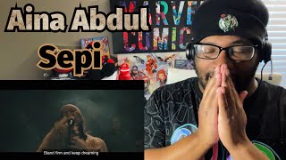 Aina Abdul  Sepi Official Music Video REACTION [upl. by Uella]