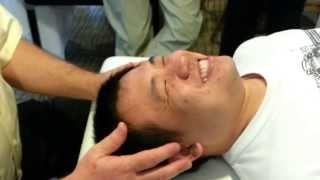 Osteopathic Cranial Sacral Basic Course Vault Flexion Hold 1 [upl. by Corkhill862]