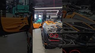 Mansory Ferrari Startup at Mansory DUBAI [upl. by Nosmoht]