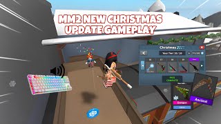 MM2 BUYING EVERYTHING IN THE NEW CHRISTMAS UPDATE  GAMEPLAY KEYBOARD ASMR [upl. by Yahsel]