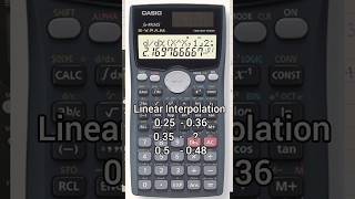 Calculator using trick  linear Interpolation  how to calculate linear  how to use calci [upl. by Rudiger446]