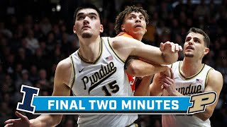 Final 2 Minutes Illinois at Purdue  Big Ten Basketball  Jan 5 2024 [upl. by Sidhu]