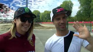 Promo MXGP Imola Kiara FontanesiampMarco Melandri [upl. by Danieu129]