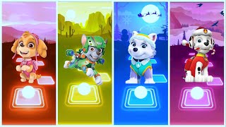 SKYE PAW PATROL EXE 🆚 ROCKY PAW PATROL 🆚 AVREST PAW PATROL 🆚 MARSHALL PAW PATROL EDM RUSH [upl. by Yllib]