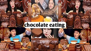 ASMR DARK CHOCOLATE TICO ICE CREAM MALTESERS SPOONS KINDER MINI ICE CREAM SANDWICHES mukbang [upl. by Ajnek]