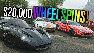 20000 Budget WHEELSPIN Builds  Forza Horizon 4 [upl. by Nydia]