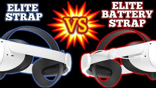 Oculus Quest 2 Elite Strap Vs Elite Battery Strap Which one should you buy [upl. by Nevai]