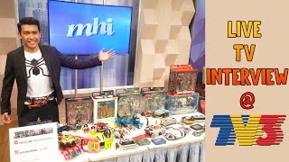 LIVE TV Interview at Malaysia Hari Ini MHI TV3  Toy Collector  Kamen Rider [upl. by Gervais620]