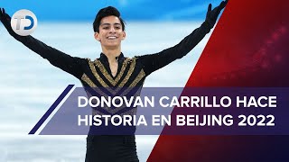 Donovan Carrillo hace historia termina en lugar 22 en la final de patinaje artístico Beijing 2022 [upl. by Reiche25]