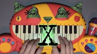 The XFiles Theme Song  Illuminati Confirmed On Cat Piano [upl. by Nogem]