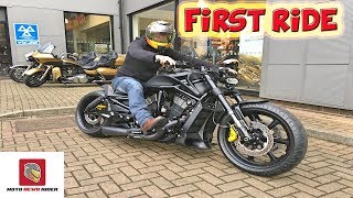 2018 NIGHT ROD CUSTOM HARLEY DAVIDSON  FIRST RIDE [upl. by Nnyltiak949]