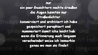 Sido Bilder Im Kopf Lyrics HQ [upl. by Hutchins]