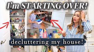 Overwhelming clutter to CLEAN EXTREME DECLUTTER WITH ME 2024 [upl. by Tuesday]