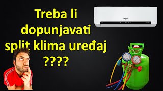 Da li treba dopunjavati split klima uređaj [upl. by Kifar]