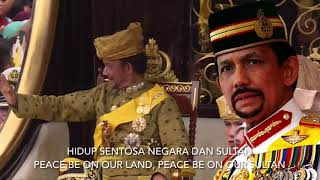 Bruneian National Anthem  Allah Peliharakan Sultan [upl. by Tedmann765]