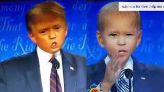 Baby filter on the Presidential Debate and hahahahah [upl. by Porter]