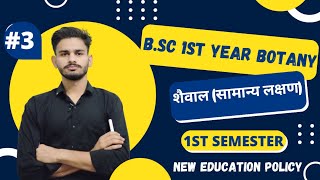 शैवाल bsc 1st year botany chapter 1 algae  botany bsc 1st year  botany 1st semester classes 2024 [upl. by Arramas]