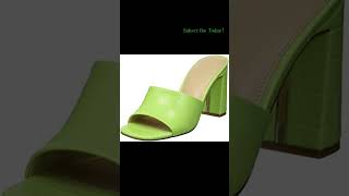 The Drop Pattie High Block Heel Mule Sandals  Womens Shoe Review 2024 [upl. by Arjun]