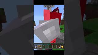 MONSTER Quad Kill 12 heart at the end minecraft skywarsclips pvp clutch [upl. by Feledy]