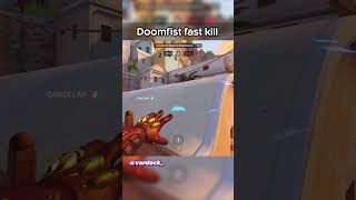 Doomfist fast kill  Parkour Doomfist overwatch overwatch2 ow2 doomfist doomfistoverwatch [upl. by Bray]