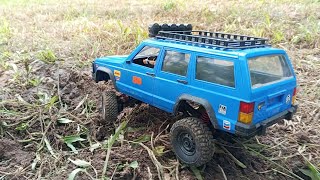 Rc Mn78 CherokeeTrailing Santai Trabas Track Kering [upl. by Nesahc245]