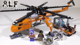 Lego City 60034 Arctic Helicrane  Arktis Helikopter mit Hundeschlitten  Lego Speed Build Review [upl. by Wenn]