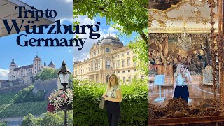 One day in Würzburg • Germany vlog  exploring the city Würzburg Residence Marienberg Fortress [upl. by Asile]