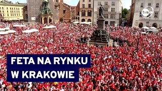 Kibice Wisły Kraków świętują zwycięstwo w Pucharze Polski [upl. by Erdnuaed]