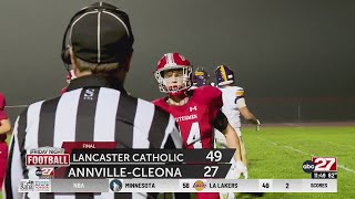 Lancaster Catholic routs Annville Cleona in Week 7 [upl. by Aholah]