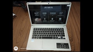 UNBOXING Cloudbook Aiwa Ca141c 141quot [upl. by Yemane890]