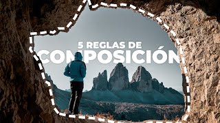 5 Reglas de COMPOSICIÓN FOTOGRÁFICA para Mejorar tus Fotos 📸 [upl. by Sauder125]